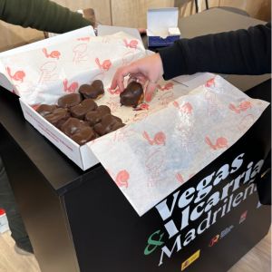 Degustación de palmeritas de Morata, de Horno Conejo